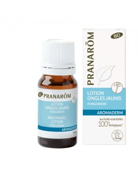 Lotion Bio Ongles jaunis Aromaderm de Pranarom