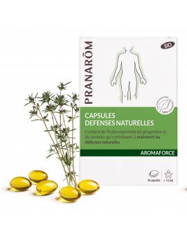 Capsules défenses naturelles Bio Aromaforce de Pranarom