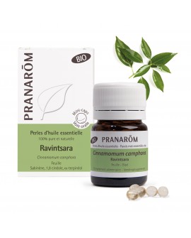 Ravintsara BIO, Perles d'huile essentielle de Pranarom