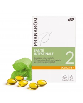 Santé intestinale Oléocaps+ 2 Bio de Pranarom