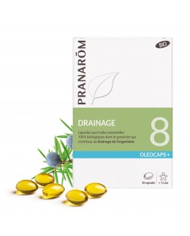 Drainage Oléocaps+ 8 de Pranarom