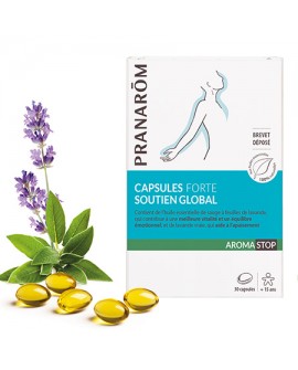 Capsules forte soutien global Aromastop de Pranarom