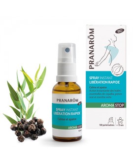 Spray instant libération rapide Bio Aromastop de Pranarom