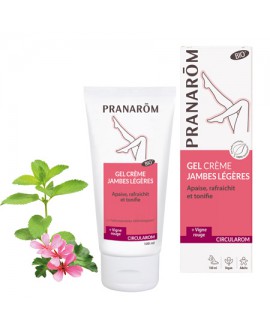 Gel crème jambes légères Bio de Pranarom (CIRCULAROM)