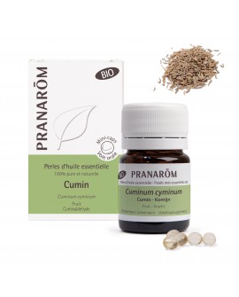 Cumin bio, Perles d'huile essentielle de Pranarom