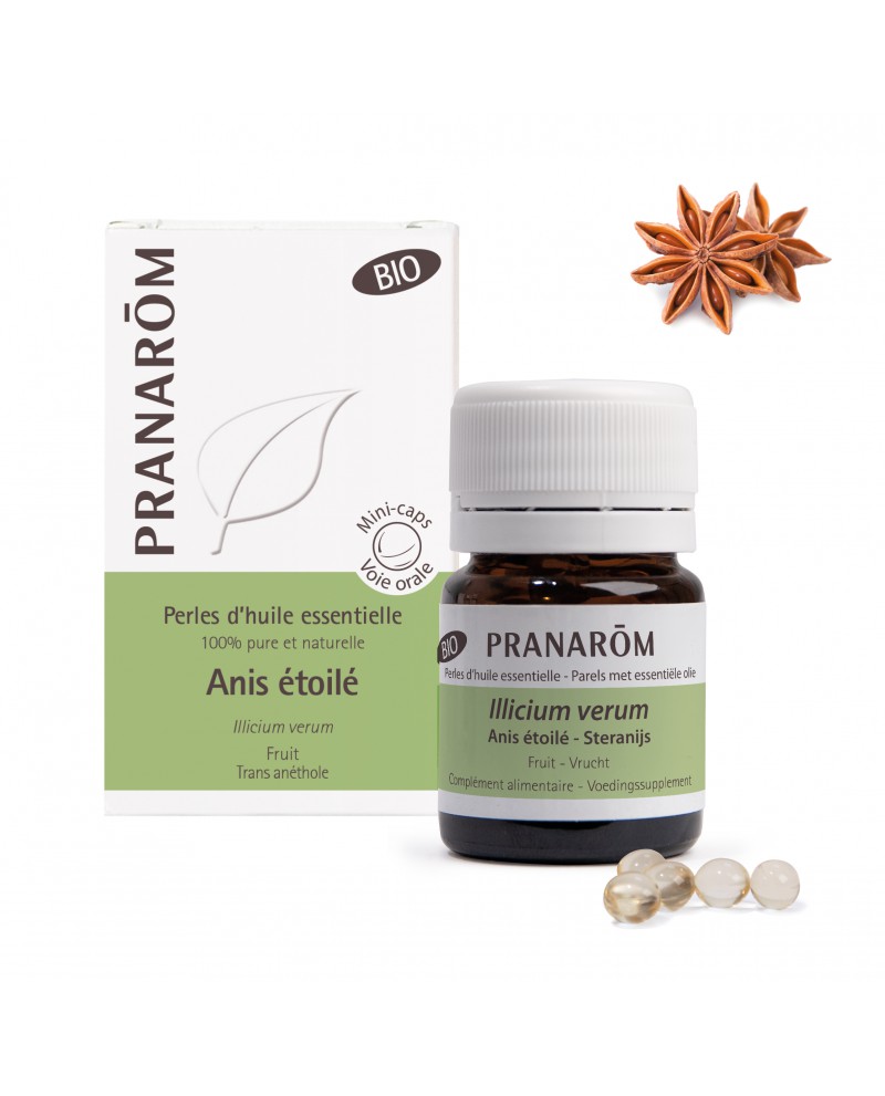 Anis Etoile Ou Badiane Bio Perles D Huile Essentielle De Pranarom