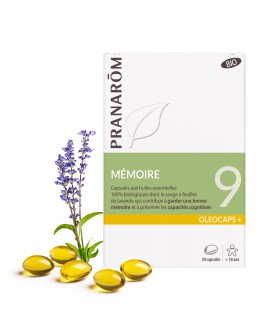 Mémoire Oléocaps+ 9 Bio de Pranarom