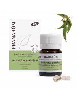 Eucalyptus globulus BIO, Perles d'huile essentielle de Pranarom