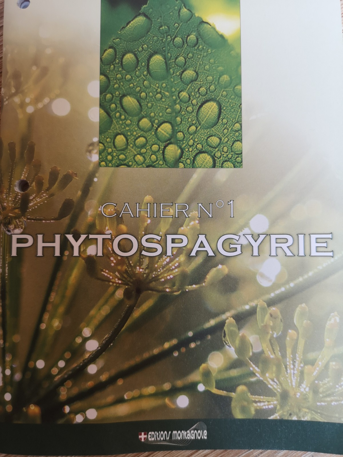 LIVRE Phytospagyrie Cahier n°1