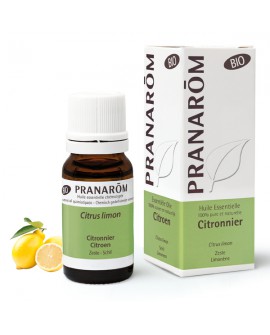 Citron zeste BIO 10 ml  Huile Essentielle de Pranarom