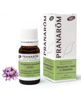 Géranium Bourbon BIO, Huile Essentielle de Pranarom