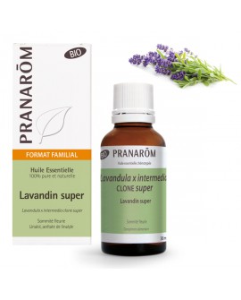 Lavandin clone super BIO 30 ml, Huile Essentielle de Pranarom