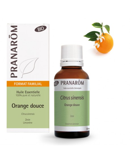 Orange douce BIO 30 ml Huile Essentielle de Pranarom