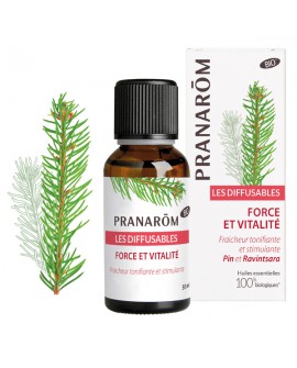 Force et vitalité BIO, les diffusables de pranarom