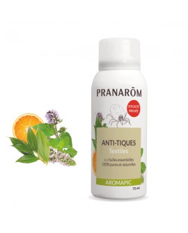 Spray anti-tiques textiles BIO Aromapic de Pranarom