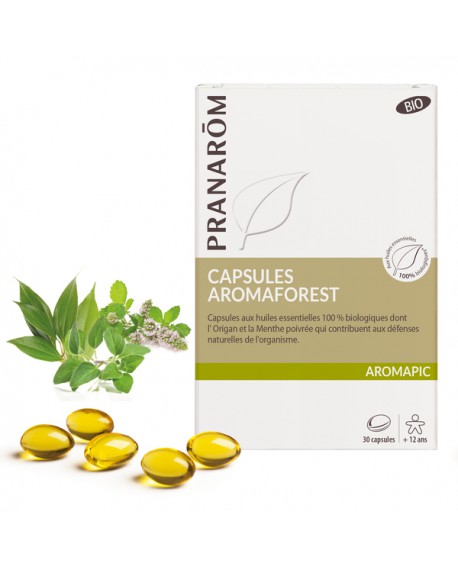 Capsules Aromaforest  Bio (Tique, maladie de Lyme) Pranarom