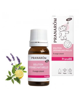 Défenses naturelles  PranaBB, huile de massage BIO pour Bébé