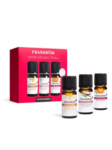 Coffret diffusion Ambiance - Huiles Essentielles Bio de Pranarôm