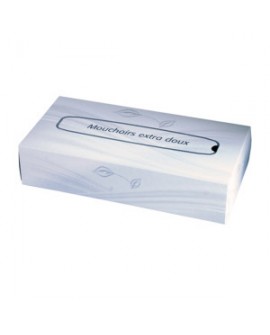 Mouchoirs pure ouate, boite de 90 unités